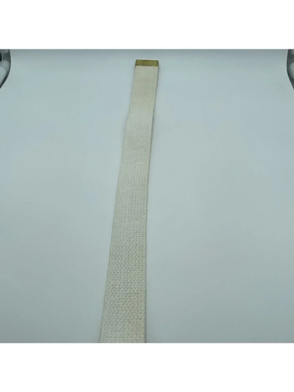 Vanguard NY White Slip Thru Adjustable Belt Men’s Size M